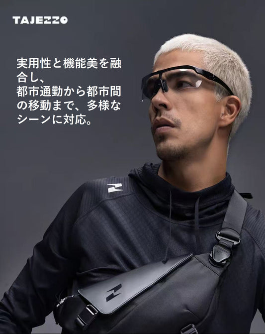 TAJEZZO N3S ボディバッグ メンズ アウトドア 超軽量 ショルダーバッグ 斜め掛けバッグ 小さめ スクエア 横型 3L 防水 軽量 ワンショルダーバッグ アウトドア メンズ レディース 男女兼用 かばん 通勤 通学 自転車 ショルダーバッグ 機能性 小型