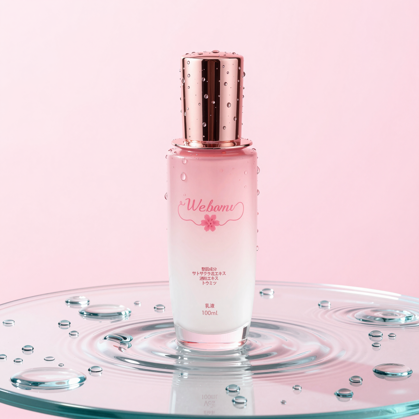 Wahime 乳液 保湿 エマルジョン 高保湿 乾燥対策 くすみ改善 美白ケア 水分保持 敏感肌対応 サクラエキス 酒粕エキス ドクダミ配合 和姫 100ml スキンケア